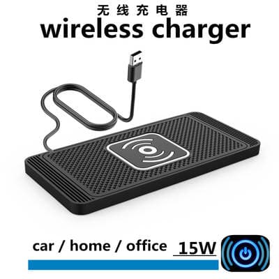 Comércio Exterior Carregador Sem Fio de Carro Transfronteiriço 15W Indução para Huawei Apple Samsung Fast Charge Carregamento Rápido Sem Fio