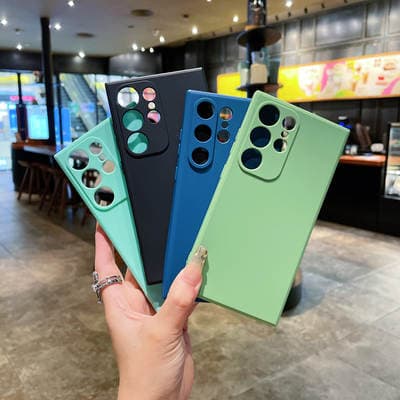 Capa mole TPU fosca para Samsung S26/S25 edge/A17/A07