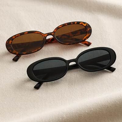 Óculos de sol europeus e americanos transfronteiriços novos, pequenos e ovais, óculos personalizados, fotografia de rua moderna, óculos de sol hip hop, óculos de sol de condução