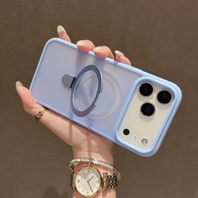 Capa iPhone 18 Pro Max/17/16/15 com suporte magnético e película