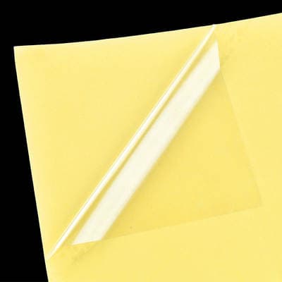Película autoadesiva PET transparente resistente a rasgos a4 autocolante papel de impressão a laser impermeável 2,5 seda 5 seda