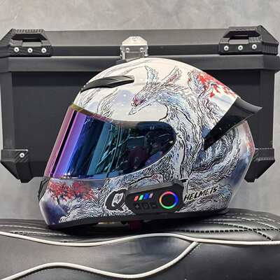 Comércio exterior Qike moto capacete 3C certificação padrão nacional inverno homens E mulheres segurança quatro temporadas motociclista capacete completo