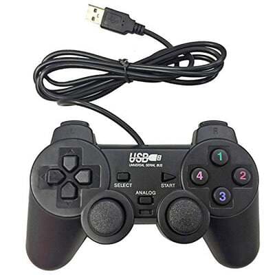Ponto de Fábrica USB Gamepad PC706 Computador Simples Gamepad Com Fio Computador Vibração PC Com Fio Gamepad