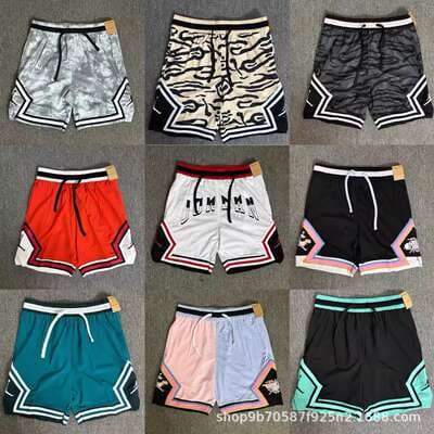Flying American Style But Knee Shorts Homens Malha Grande Respirável Secagem Rápida Todas as Partidas Calças Fitness Basquete Calças de Treino