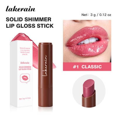 Batom lakerain perolado transfronteiriço hidratante brilho labial brilho labial perolado brilho labial comércio exterior atacado