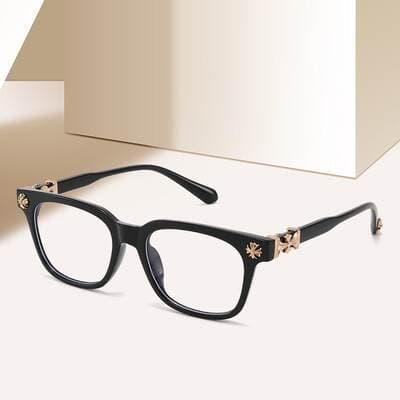 Novos Óculos Ópticos Crotion Premium Unissex Quadro Quadrado Óculos Planos Moda Clássica Viagem Casual Anti-azul